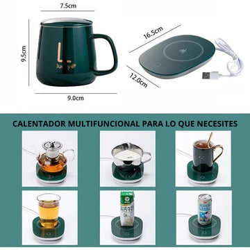 Lucky™ - Taza Con Calentador Eléctrico