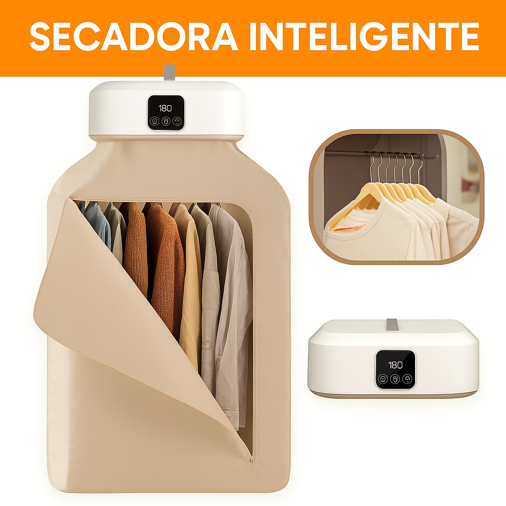 SOLO POR CYBER: Secadora de Ropa Portátil + Regalo EXCLUSIVO