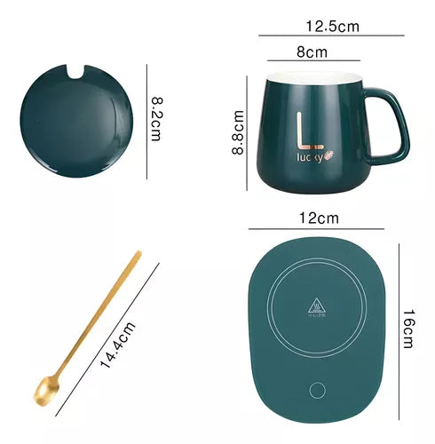 Lucky™ - Taza Con Calentador Eléctrico