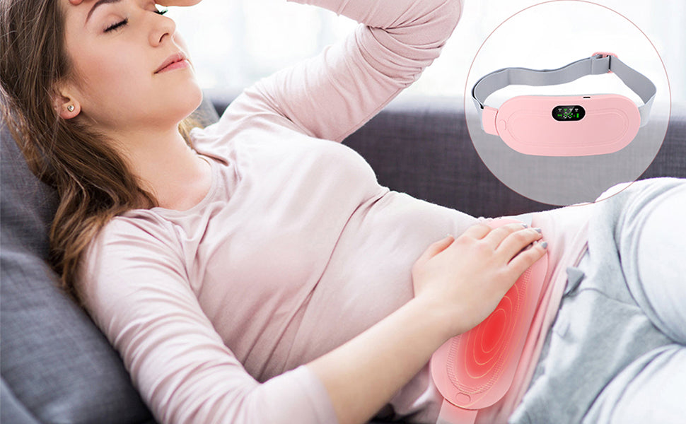 SOLO POR CYBER "Cinturón Térmico Masajeador para Dolor Menstrual + Regalo Exclusivo 🌸