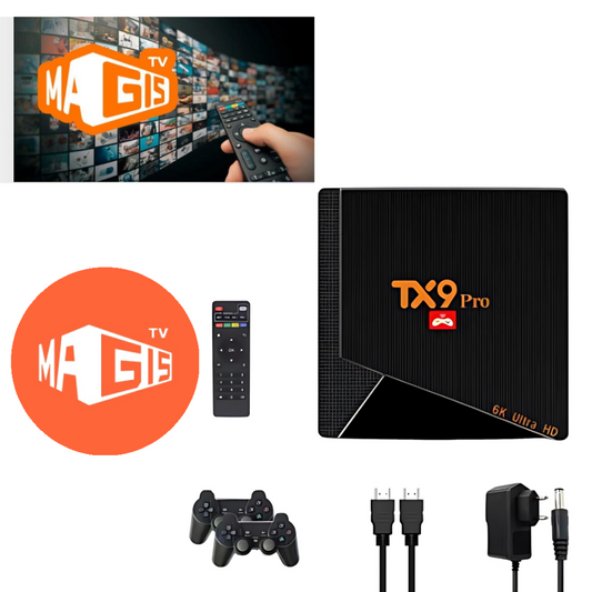 Tv Box 8k Consola Juegos 2 En 1 Magis tv