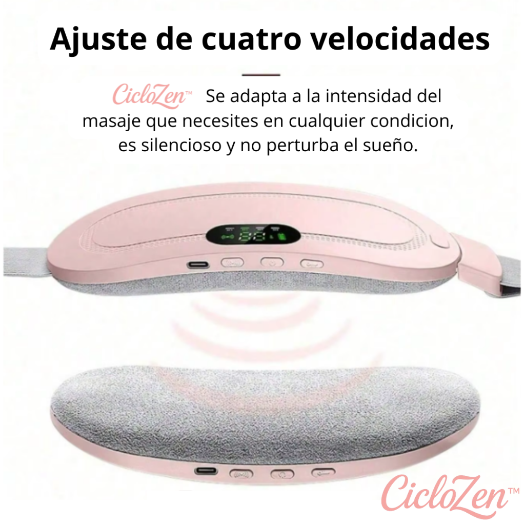 SOLO POR CYBER "Cinturón Térmico Masajeador para Dolor Menstrual + Regalo Exclusivo 🌸
